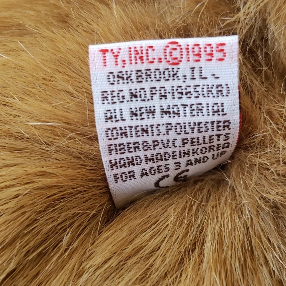 NWT Dumpling 🐻 Ty Vintage Classic Plush Teddy Bear 🧸 Collectible, PVC pellets - Picture 8 of 11